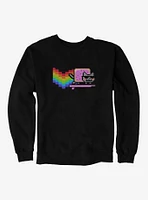 Nyan Cat Surfing Sweatshirt