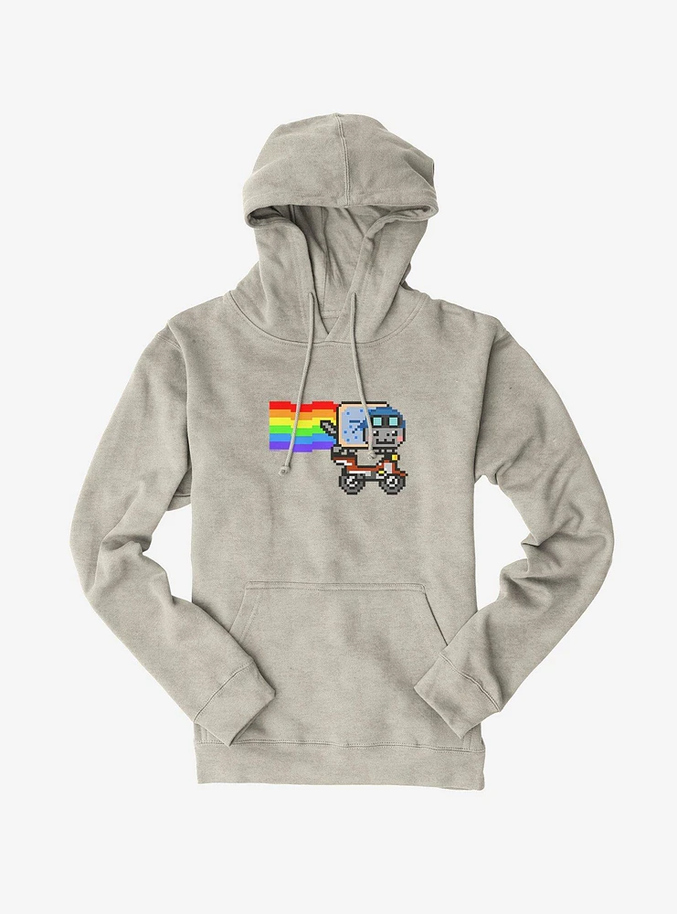 Nyan Cat Biker Hoodie