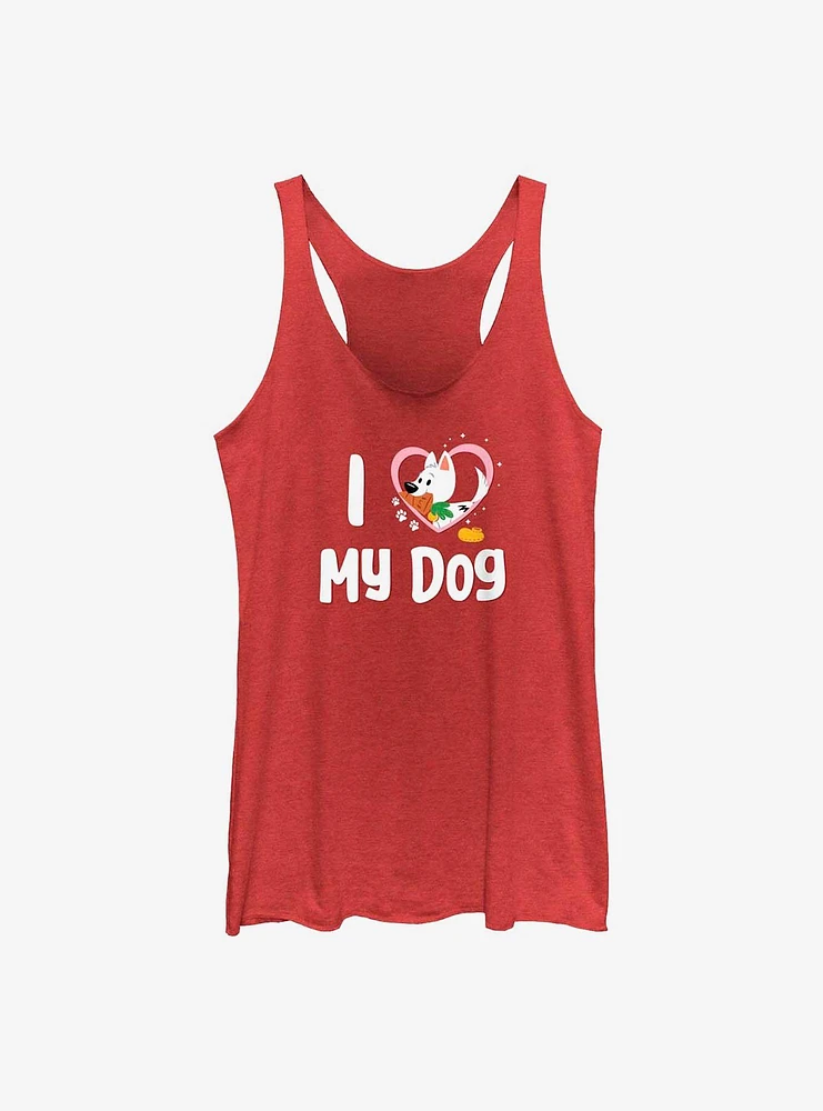 Disney Bolt Love My Dog Girls Tank