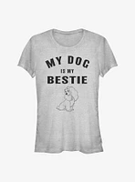 Disney Lady and the Tramp Is My Bestie Girls T-Shirt