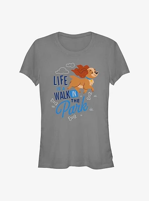 Disney Lady and The Tramp Walk Park Girls T-Shirt