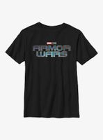 Marvel Armor Wars Logo Youth T-Shirt