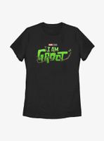 Marvel I Am Groot Logo Womens T-Shirt