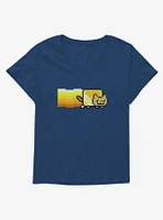 Nyan Cat Gold Girls T-Shirt Plus