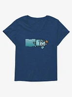 Nyan Cat Liberty Girls T-Shirt Plus