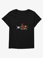 Nyan Cat Pirate Girls T-Shirt Plus