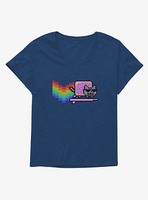 Nyan Cat Surfing Girls T-Shirt Plus