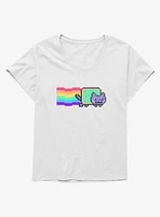 Nyan Cat Vaporwave Girls T-Shirt Plus