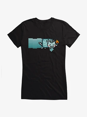 Nyan Cat Liberty Girls T-Shirt