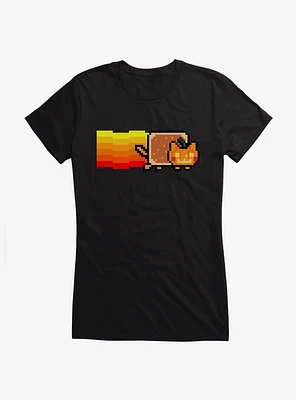 Nyan Cat Pumpkin Girls T-Shirt