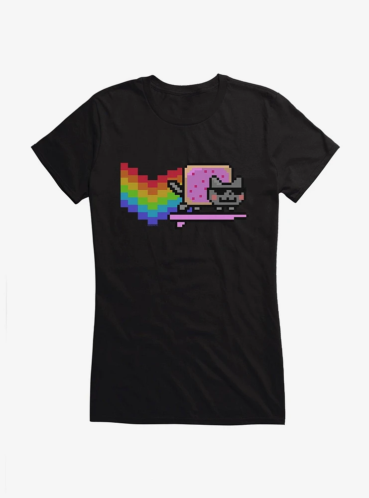 Nyan Cat Surfing Girls T-Shirt