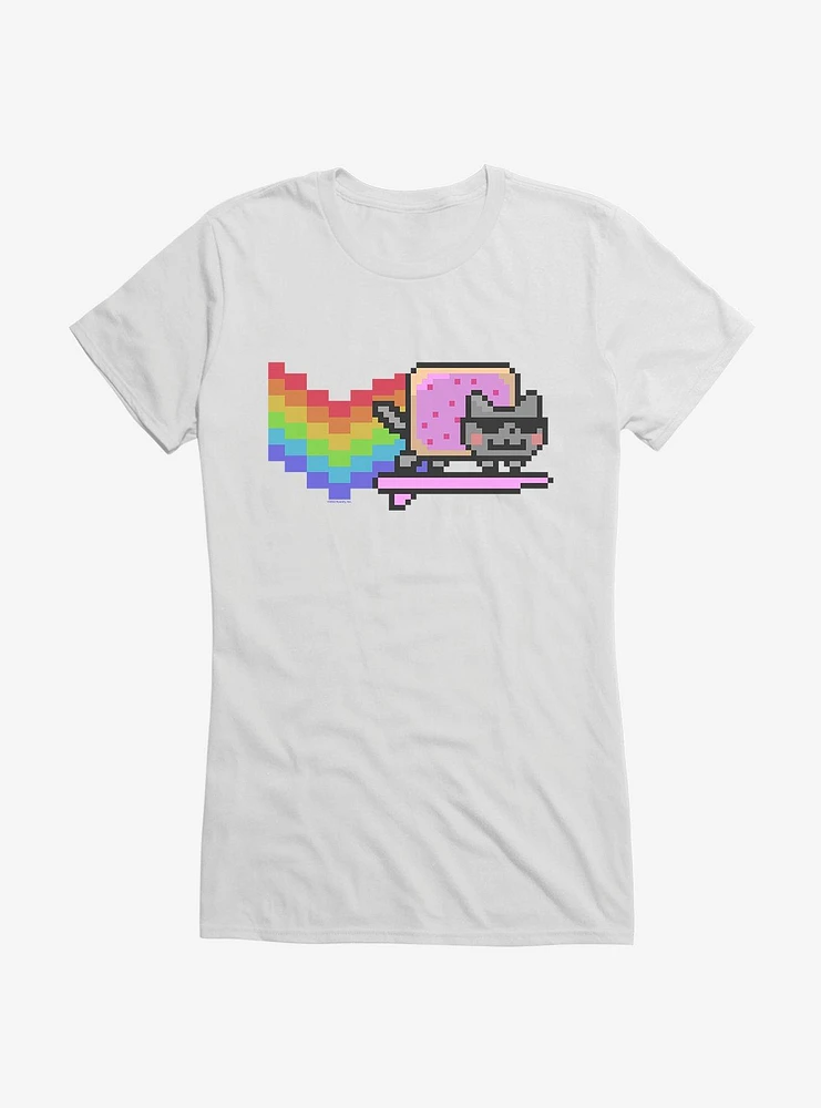 Nyan Cat Surfing Girls T-Shirt