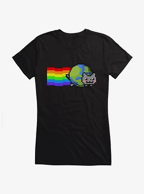 Nyan Cat World Girls T-Shirt