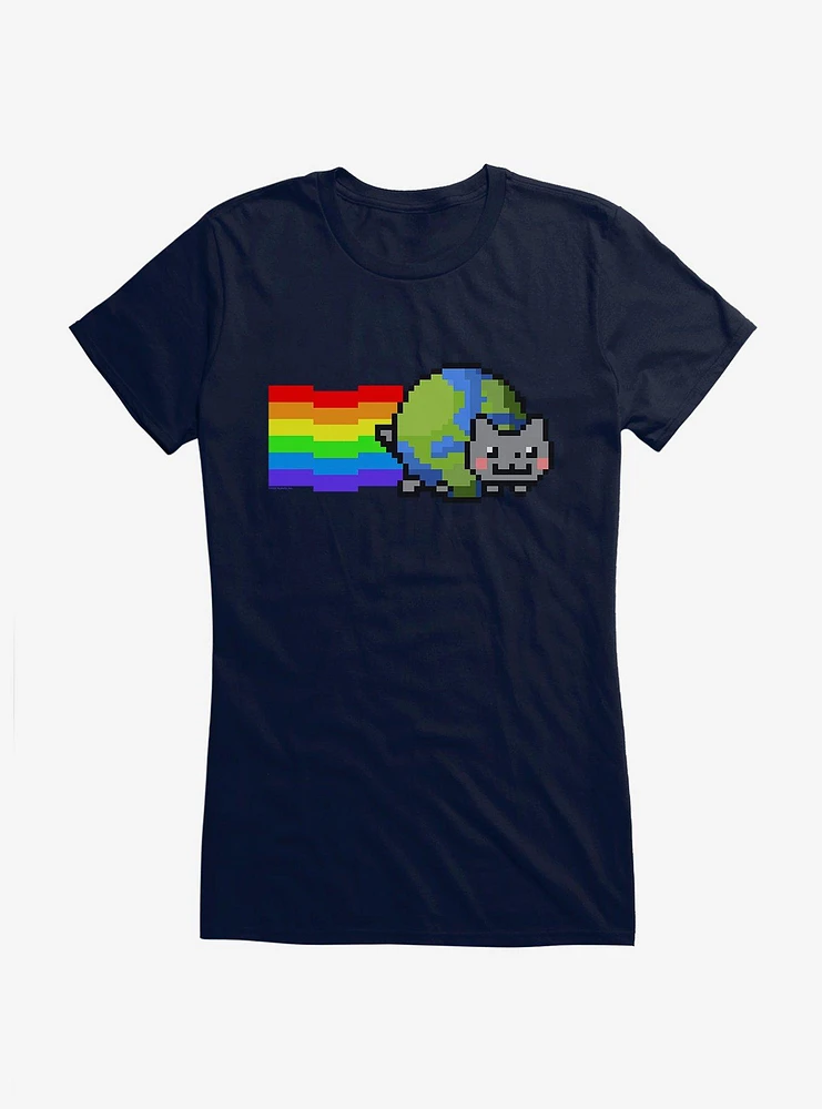 Nyan Cat World Girls T-Shirt
