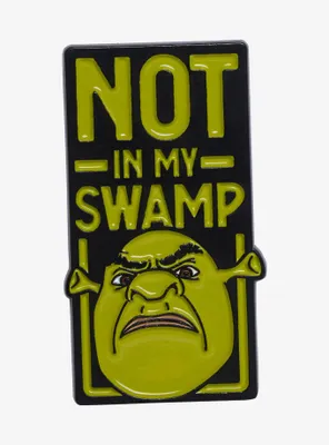 Shrek Meme Face Enamel Pin