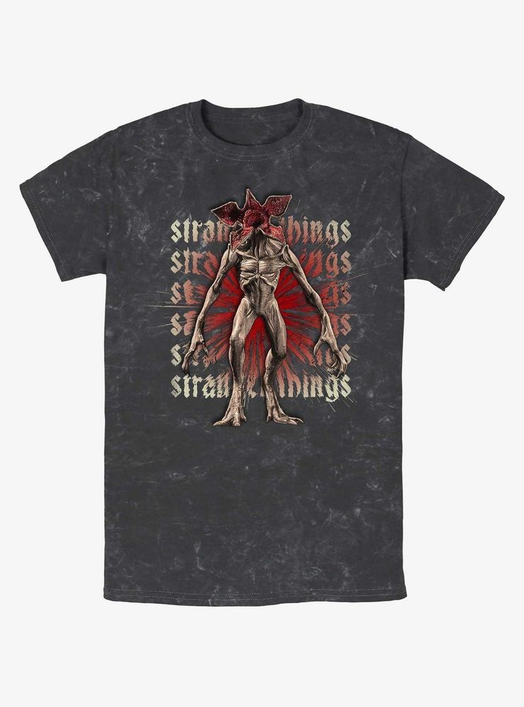 Stranger Things Demogorgon Merge Mineral Wash T-Shirt