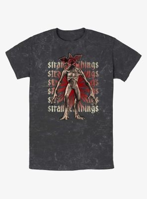 Stranger Things Demogorgon Merge Mineral Wash T-Shirt