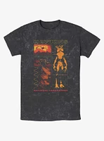 Stranger Things Hawkins Lab Mineral Wash T-Shirt