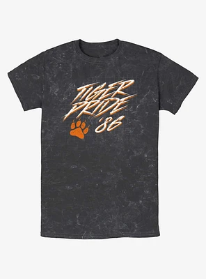 Stranger Things Hawkins Tiger Pride Mineral Wash T-Shirt