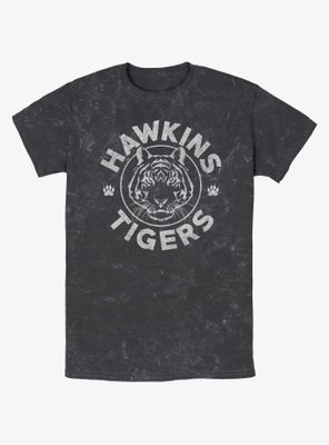 Stranger Things Hawkins Tigers Mineral Wash T-Shirt