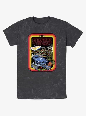Stranger Things Retro Poster Mineral Wash T-Shirt