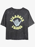 Stranger Things Rad Mineral Wash Womens Crop T-Shirt