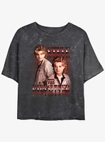 Stranger Things The Babysitter Mineral Wash Womens Crop T-Shirt