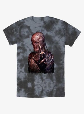 Stranger Things Shadow Vecna Portrait Tie-Dye T-Shirt