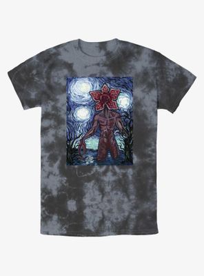 Stranger Things Starry Demogorgon Tie-Dye T-Shirt