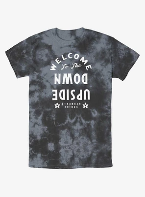 Stranger Things Welcome to the Upside Down Tie-Dye T-Shirt