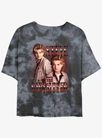 Stranger Things The Babysitter Tie-Dye Womens Crop T-Shirt