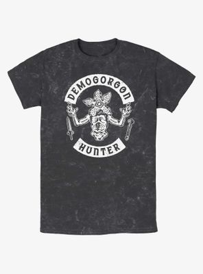 Stranger Things Demogorgon Hunter Mineral Wash T-Shirt