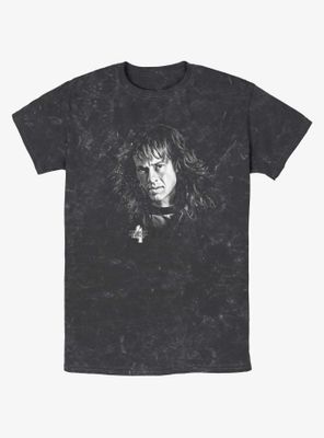 Stranger Things Eddie Munson Portrait  Mineral Wash T-Shirt