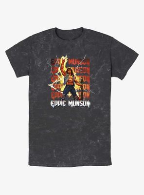 Stranger Things Eddue Munson Stack Mineral Wash T-Shirt