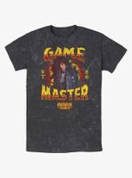 Stranger Things Game Master Eddie Munson Mineral Wash T-Shirt