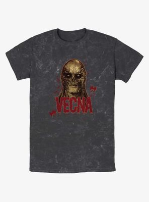 Stranger Things Gritty Vecna Mineral Wash T-Shirt