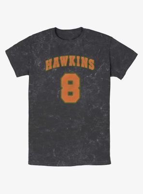 Stranger Things Hawkins Eight Mineral Wash T-Shirt