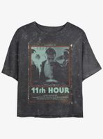 Stranger Things 11th Hour Mineral Wash Womens Crop T-Shirt