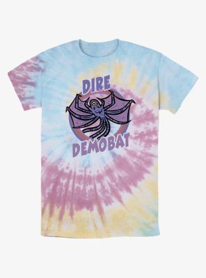 Stranger Things Dire Demobat Tie-Dye T-Shirt