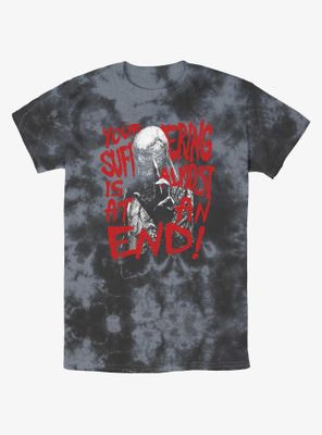 Stranger Things Vecna Suffering At An End Tie-Dye T-Shirt