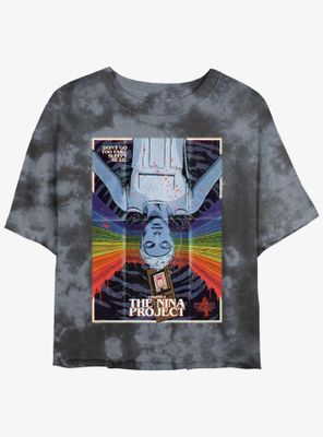 Stranger Things X Butcher Billy The Nina Project Tie-Dye Womens Crop T-Shirt