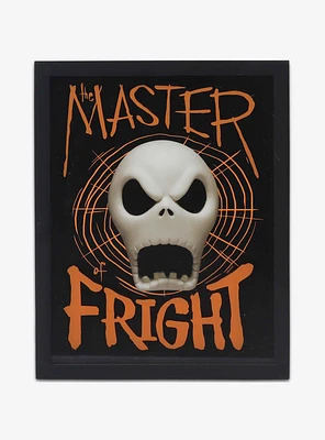 Disney The Nightmare Before Christmas The Master of Fright Framed Printed Glass Wall Decor