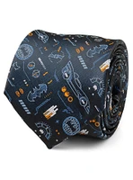 DC Comics Batman Batmobile Black Men's Tie