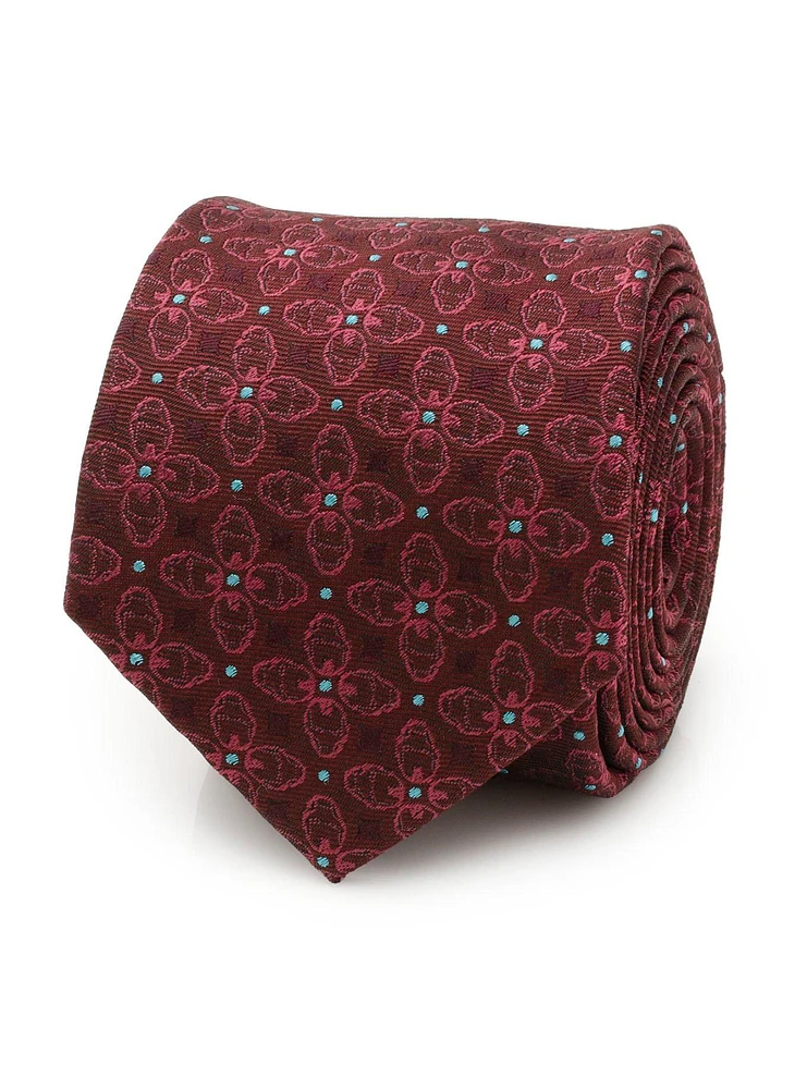 Marvel Iron Man Helmet Burgundy Multi Men's Tie