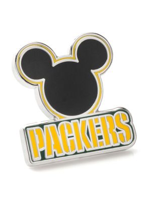 Disney Mickey Mouse & Green Bay Packers Lapel Pin