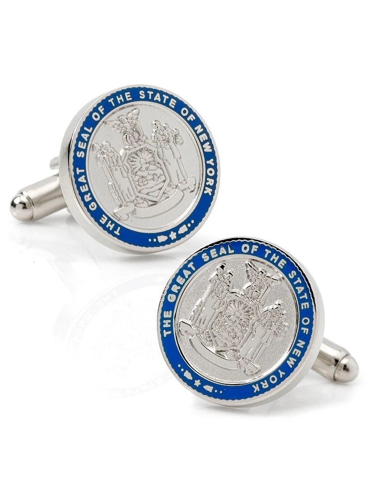 New York State Seal Cufflinks