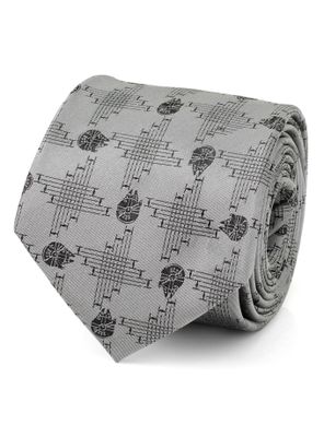 Star Wars Millennium Falcon Gray Men's Tie
