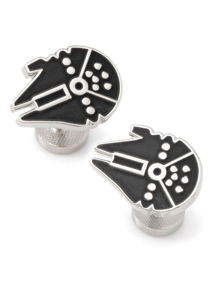 Star Wars Millennium Falcon Silver Cufflinks