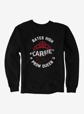 Carrie 1976 Crown Blood Splatter Sweatshirt