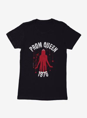 Carrie 1976 Red Silhouette Womens T-Shirt